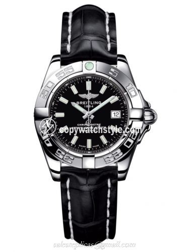 Breitling Galactic 32 Stainless Steel / Onyx Black / Croco A71356L2.BE76.777P Breitling Galactic 32 Stainless Steel / Onyx Black / Croco A71356L2.BE76.777P