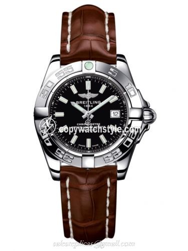 Breitling Galactic 32 Stainless Steel / Onyx Black / Croco A71356L2.BE76.778P Breitling Galactic 32 Stainless Steel / Onyx Black / Croco A71356L2.BE76.778P