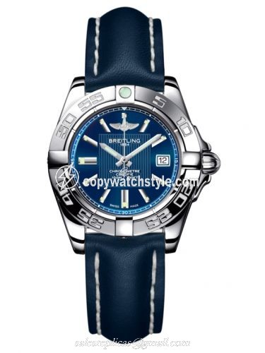 Breitling Galactic 32 Stainless Steel / Metallica Blue / Calf A71356L2.C811.116X Breitling Galactic 32 Stainless Steel / Metallica Blue / Calf A71356L2.C811.116X