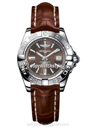 Breitling Galactic 32 Stainless Steel / Solar Bronze / Croco A71356L2.Q579.778P Breitling Galactic 32 Stainless Steel / Solar Bronze / Croco A71356L2.Q579.778P