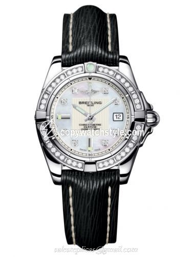 Breitling Galactic 32 Stainless Steel / Diamond / Pearl Diamond / Sahara A71356LA.A708.208X Breitling Galactic 32 Stainless Steel / Diamond / Pearl Diamond / Sahara A71356LA.A708.208X