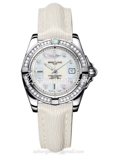Breitling Galactic 32 Stainless Steel / Diamond / Pearl Diamond / Sahara A71356LA.A708.235X Breitling Galactic 32 Stainless Steel / Diamond / Pearl Diamond / Sahara A71356LA.A708.235X