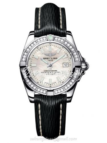 Breitling Galactic 32 Stainless Steel / Diamond / Pearl / Sahara A71356LA.A787.208X Breitling Galactic 32 Stainless Steel / Diamond / Pearl / Sahara A71356LA.A787.208X