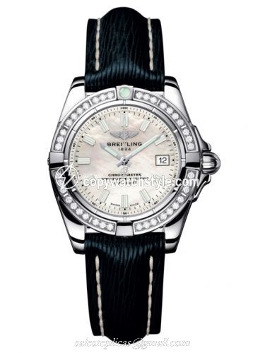 Breitling Galactic 32 Stainless Steel / Diamond / Pearl / Sahara A71356LA.A787.210X Breitling Galactic 32 Stainless Steel / Diamond / Pearl / Sahara A71356LA.A787.210X