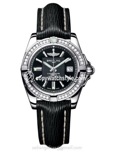 Breitling Galactic 32 Stainless Steel / Diamond / Trophy Black / Sahara A71356LA.BA10.208X Breitling Galactic 32 Stainless Steel / Diamond / Trophy Black / Sahara A71356LA.BA10.208X