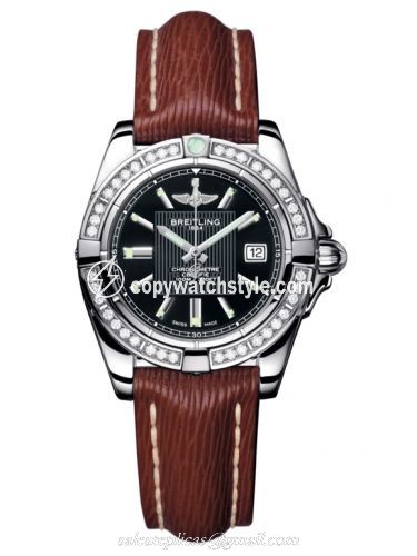 Breitling Galactic 32 Stainless Steel / Diamond / Trophy Black / Sahara A71356LA.BA10.211X Breitling Galactic 32 Stainless Steel / Diamond / Trophy Black / Sahara A71356LA.BA10.211X