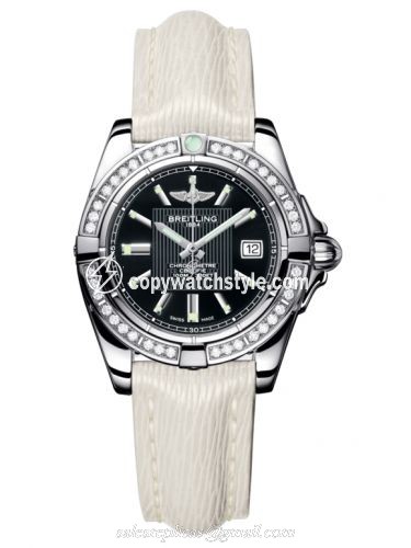 Breitling Galactic 32 Stainless Steel / Diamond / Trophy Black / Sahara A71356LA.BA10.235X
