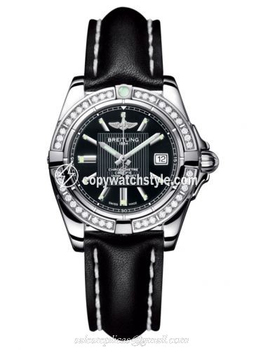 Breitling Galactic 32 Stainless Steel / Diamond / Trophy Black / Calf A71356LA.BA10.408X Breitling Galactic 32 Stainless Steel / Diamond / Trophy Black / Calf A71356LA.BA10.408X
