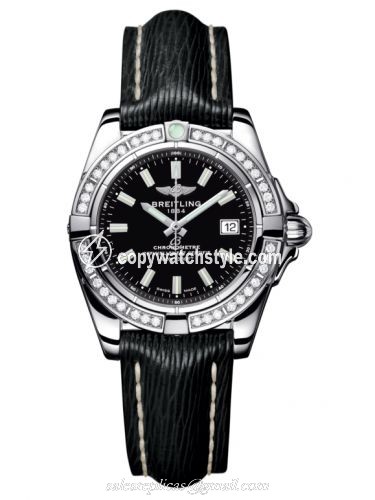 Breitling Galactic 32 Stainless Steel / Diamond / Onyx Black / Sahara A71356LA.BE76.208X