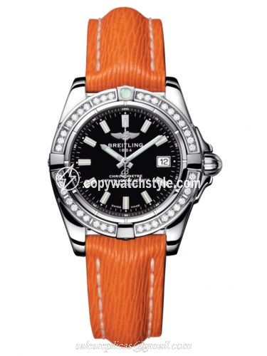 Breitling Galactic 32 Stainless Steel / Diamond / Onyx Black / Sahara A71356LA.BE76.212X Breitling Galactic 32 Stainless Steel / Diamond / Onyx Black / Sahara A71356LA.BE76.212X