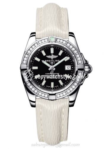 Breitling Galactic 32 Stainless Steel / Diamond / Onyx Black / Sahara A71356LA.BE76.235X