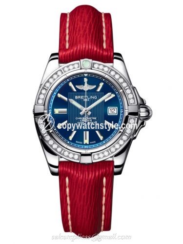 Breitling Galactic 32 Stainless Steel / Diamond / Metallica Blue / Sahara A71356LA.C811.209X