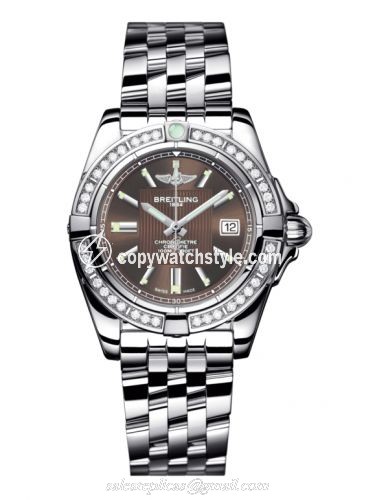 Breitling Galactic 32 Stainless Steel / Diamond / Solar Bronze / Bracelet A71356LA.Q579.367A Breitling Galactic 32 Stainless Steel / Diamond / Solar Bronze / Bracelet A71356LA.Q579.367A