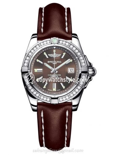 Breitling Galactic 32 Stainless Steel / Diamond / Solar Bronze / Calf A71356LA.Q579.410X Breitling Galactic 32 Stainless Steel / Diamond / Solar Bronze / Calf A71356LA.Q579.410X