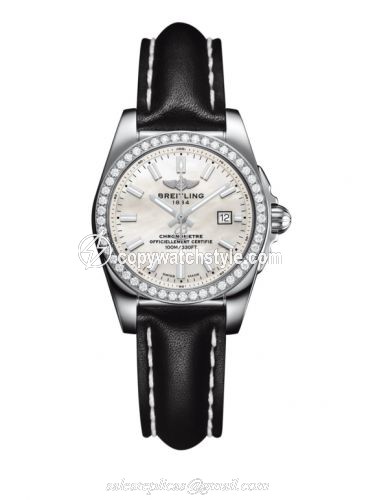 Breitling Galactic 29 Stainless Steel / Diamond / Pearl / Calf A7234853/A784/477X/A12BA.1 Breitling Galactic 29 Stainless Steel / Diamond / Pearl / Calf A7234853/A784/477X/A12BA.1