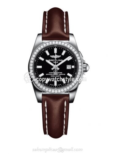 Breitling Galactic 29 Stainless Steel / Diamond / Trophy Black / Calf A7234853/BE49/484X/A12BA.1 Breitling Galactic 29 Stainless Steel / Diamond / Trophy Black / Calf A7234853/BE49/484X/A12BA.1