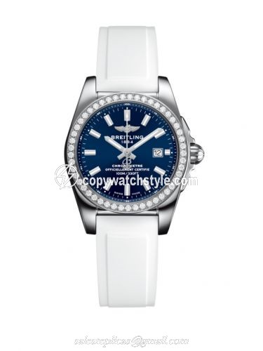 Breitling Galactic 29 Stainless Steel / Diamond / Horizon Blue / Rubber A7234853/C948/249S/A12S.1 Breitling Galactic 29 Stainless Steel / Diamond / Horizon Blue / Rubber A7234853/C948/249S/A12S.1