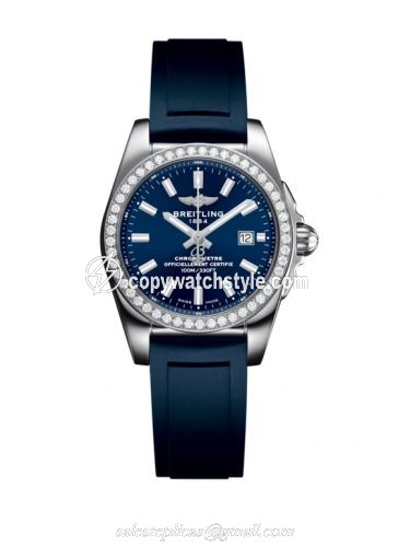 Breitling Galactic 29 Stainless Steel / Diamond / Horizon Blue / Rubber A7234853/C948/287S/A12S.1 Breitling Galactic 29 Stainless Steel / Diamond / Horizon Blue / Rubber A7234853/C948/287S/A12S.1
