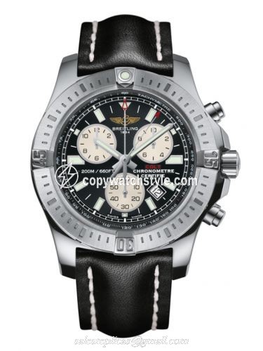 Breitling Colt Chronograph Volcano Black / Calf / Pin A73388111B1X1 Breitling Colt Chronograph Volcano Black / Calf / Pin A73388111B1X1