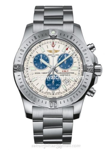 Breitling Colt Chronograph Stratus Silver / Bracelet A73388111G1A1 Breitling Colt Chronograph Stratus Silver / Bracelet A73388111G1A1