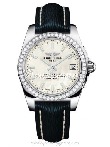 Breitling Galactic 36 Stainless Steel / Diamond / Pearl / Sahara A7433053.A779.215X Breitling Galactic 36 Stainless Steel / Diamond / Pearl / Sahara A7433053.A779.215X