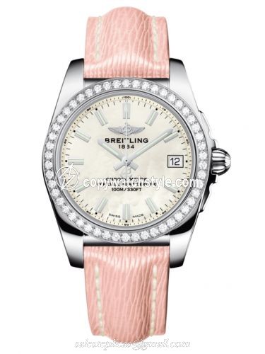 Breitling Galactic 36 Stainless Steel / Diamond / Pearl / Sahara A7433053.A779.239X Breitling Galactic 36 Stainless Steel / Diamond / Pearl / Sahara A7433053.A779.239X