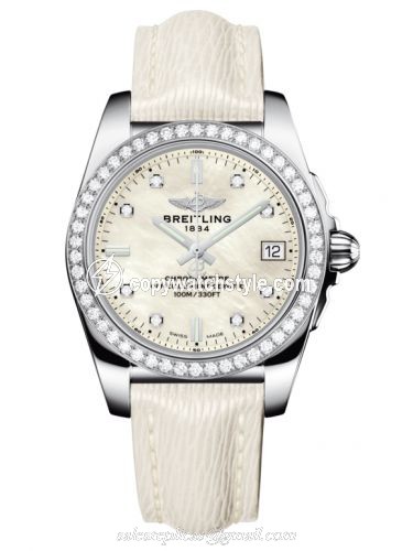 Breitling Galactic 36 Stainless Steel / Diamond / Pearl Diamond/ Sahara A7433053.A780.236X Breitling Galactic 36 Stainless Steel / Diamond / Pearl Diamond/ Sahara A7433053.A780.236X