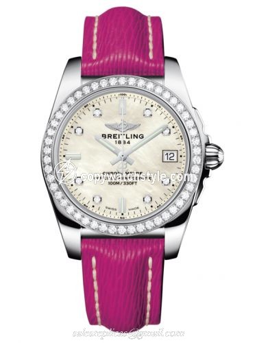 Breitling Galactic 36 Stainless Steel / Diamond / Pearl Diamond/ Sahara A7433053.A780.242X Breitling Galactic 36 Stainless Steel / Diamond / Pearl Diamond/ Sahara A7433053.A780.242X