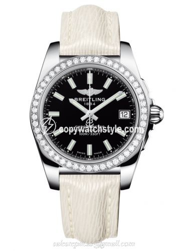 Breitling Galactic 36 Stainless Steel / Diamond / Trophy Black / Sahara A7433053.BE08.236X Breitling Galactic 36 Stainless Steel / Diamond / Trophy Black / Sahara A7433053.BE08.236X
