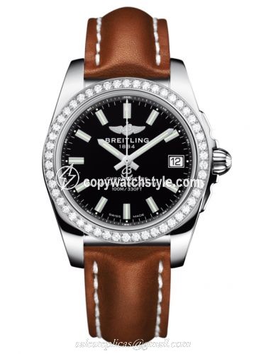 Breitling Galactic 36 Stainless Steel / Diamond / Trophy Black / Calf A7433053.BE08.412X Breitling Galactic 36 Stainless Steel / Diamond / Trophy Black / Calf A7433053.BE08.412X