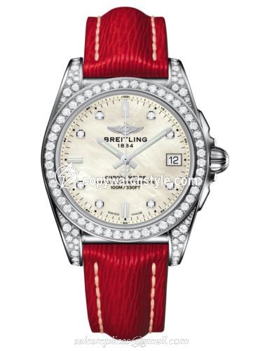 Breitling Galactic 36 Stainless Steel / Diamondworks / Pearl Diamond/ Sahara A7433063.A780.214X Breitling Galactic 36 Stainless Steel / Diamondworks / Pearl Diamond/ Sahara A7433063.A780.214X
