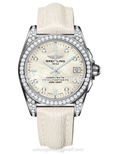 Breitling Galactic 36 Stainless Steel / Diamondworks / Pearl Diamond/ Sahara A7433063.A780.236X