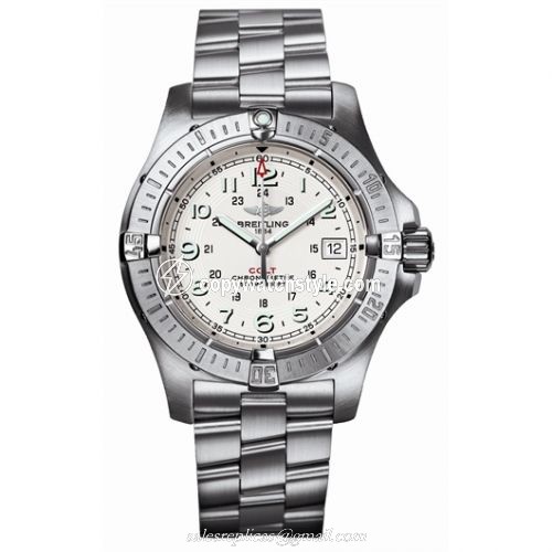 Breitling Colt Quartz Silver / Bracelet A7438010.G598.812A Breitling Colt Quartz Silver / Bracelet A7438010.G598.812A
