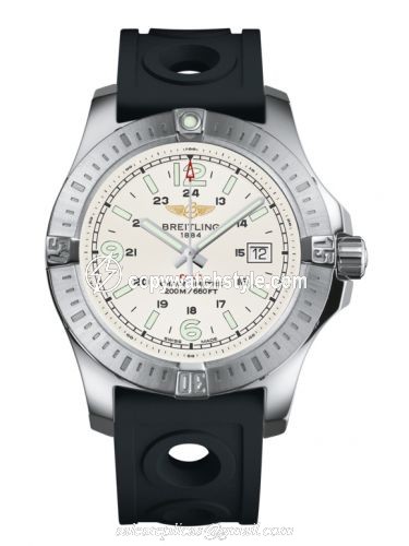 Breitling Colt Quartz Stratus Silver / Rubber A7438811/G792/227S/A20S.1 Breitling Colt Quartz Stratus Silver / Rubber A7438811/G792/227S/A20S.1