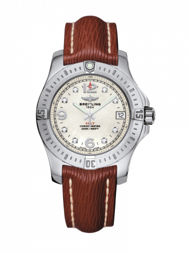 Breitling Colt 36 Pearl Diamond / Sahara / Pin A74389111A1X1