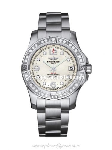 Breitling Colt 36 Diamond / Pearl Diamond / Bracelet A7438953.A771.178A Breitling Colt 36 Diamond / Pearl Diamond / Bracelet A7438953.A771.178A