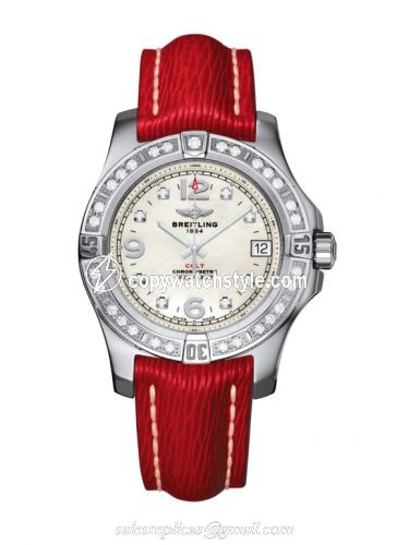 Breitling Colt 36 Diamond / Pearl Diamond / Sahara A7438953.A771.214X