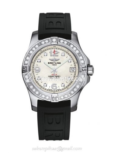 Breitling Colt 36 Diamond / Pearl Diamond / Rubber A7438953.A771.237S Breitling Colt 36 Diamond / Pearl Diamond / Rubber A7438953.A771.237S