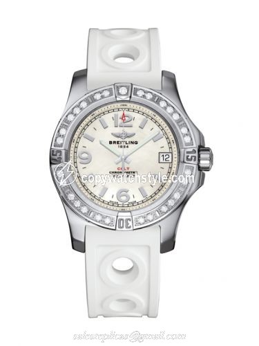 Breitling Colt 36 Diamond / Pearl / Rubber A7438953.A772.230S Breitling Colt 36 Diamond / Pearl / Rubber A7438953.A772.230S