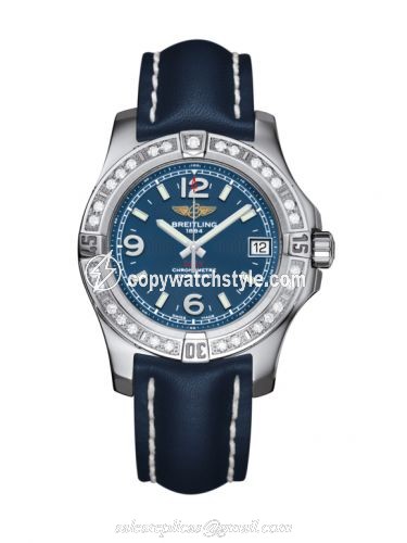 Breitling Colt 36 Diamond / Mariner Blue / Calf A7438953.C913.194X Breitling Colt 36 Diamond / Mariner Blue / Calf A7438953.C913.194X