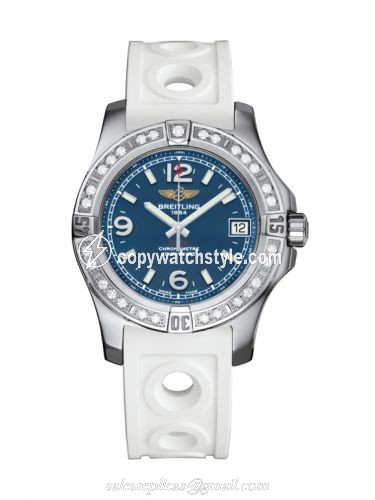 Breitling Colt 36 Diamond / Mariner Blue / Rubber A7438953.C913.230S