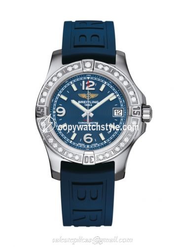 Breitling Colt 36 Diamond / Mariner Blue / Rubber A7438953.C913.238S Breitling Colt 36 Diamond / Mariner Blue / Rubber A7438953.C913.238S