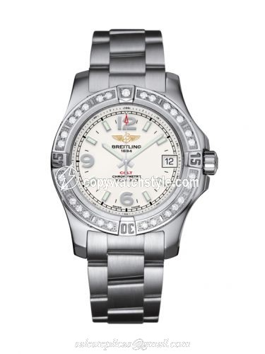 Breitling Colt 36 Diamond / Stratus Silver / Bracelet A7438953|G803|178A Breitling Colt 36 Diamond / Stratus Silver / Bracelet A7438953|G803|178A