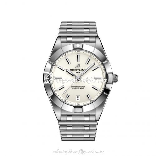 Breitling Chronomat 32 Stainless Steel / White / Rouleaux A77310101A2A1 Breitling Chronomat 32 Stainless Steel / White / Rouleaux A77310101A2A1