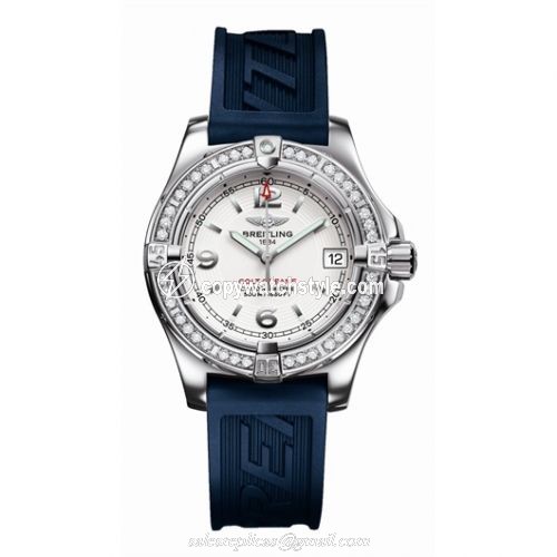 Breitling Colt Oceane Diamond / Silver / Rubber A7738011.G600.125S Breitling Colt Oceane Diamond / Silver / Rubber A7738011.G600.125S