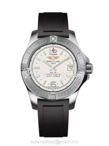 Breitling Colt Lady Stratus Silver / Rubber / Pin A7738811/G793/133S/A14S.1 Breitling Colt Lady Stratus Silver / Rubber / Pin A7738811/G793/133S/A14S.1
