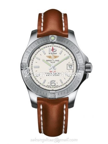 Breitling Colt Lady Stratus Silver / Calf / Pin A7738811/G793/406X/A14BA.1 Breitling Colt Lady Stratus Silver / Calf / Pin A7738811/G793/406X/A14BA.1