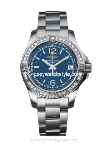 Breitling Colt Lady Diamond / Mariner Blue / Bracelet A7738853/C908/175A Breitling Colt Lady Diamond / Mariner Blue / Bracelet A7738853/C908/175A