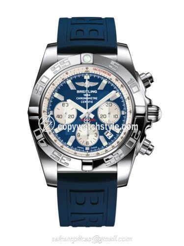 Breitling Chronomat 44 Stainless Steel / Blue / Rubber AB011012.C788.158S