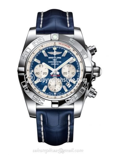 Breitling Chronomat 44 Stainless Steel / Blue / Croco AB011012.C788.731P Breitling Chronomat 44 Stainless Steel / Blue / Croco AB011012.C788.731P